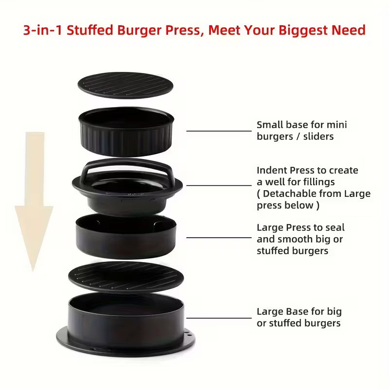 2Sets Burger Press,Creative Burger Press